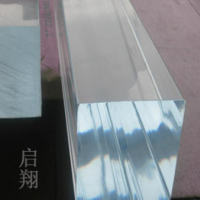 10mm亚克力方棒透明有机玻璃方形棒PMMA