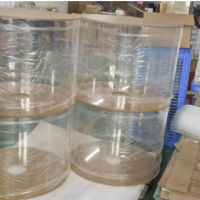 高透有机玻璃桶 圆形桶 圆柱 亚克力圆桶 大型透明桶